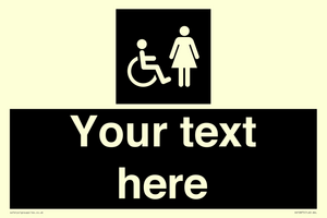 Custom information: black panel disabled and female